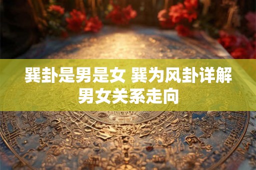 巽卦是男是女 巽为风卦详解男女关系走向 巽卦是男是女 巽为风卦详解男女关系走向