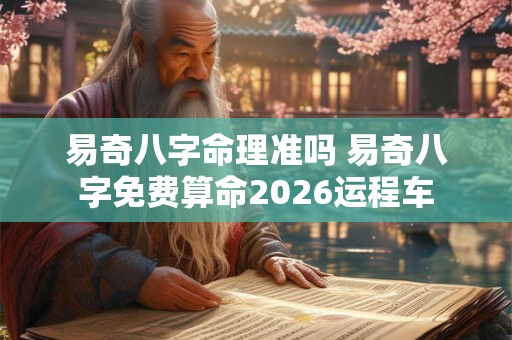 易奇八字命理准吗 易奇八字免费算命2026运程车 易奇八字命理准吗 易奇八字免费算命2026运程车