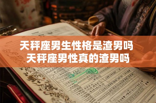 天秤座男生性格是渣男吗 天秤座男性真的渣男吗 天秤座男生性格是渣男吗 天秤座男性真的渣男吗