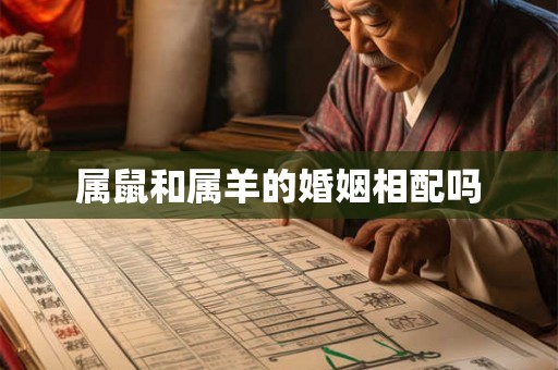 属鼠和属羊的婚姻相配吗