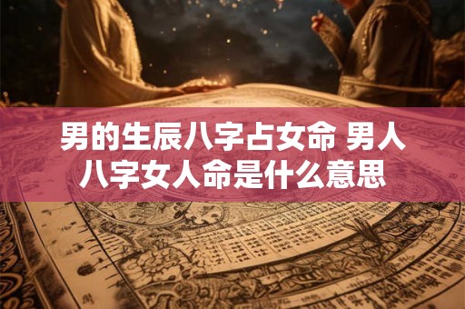 男的生辰八字占女命 男人八字女人命是什么意思 男的生辰八字占女命 男人八字女人命是什么意思