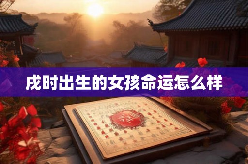 戌时出生的女孩命运怎么样 戌时出生的女孩命运怎么样