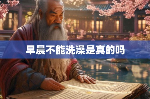 早晨不能洗澡是真的吗 早晨不能洗澡是真的吗