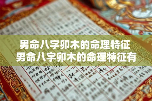 男命八字卯木的命理特征 男命八字卯木的命理特征有哪些 男命八字卯木的命理特征 男命八字卯木的命理特征有哪些