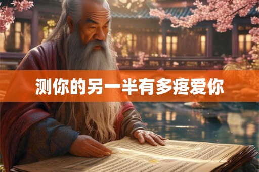 测你的另一半有多疼爱你 测你的另一半有多疼爱你