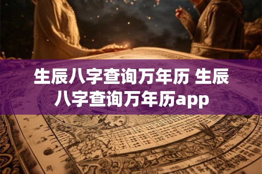 生辰八字查询万年历 生辰八字查询万年历app 生辰八字查询万年历 生辰八字查询万年历app