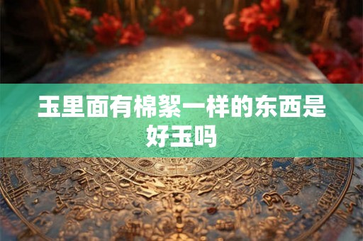 玉里面有棉絮一样的东西是好玉吗 玉里面有棉絮一样的东西是好玉吗