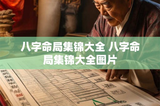 八字命局集锦大全 八字命局集锦大全图片 八字命局集锦大全 八字命局集锦大全图片