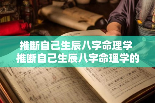 推断自己生辰八字命理学 推断自己生辰八字命理学的方法 推断自己生辰八字命理学 推断自己生辰八字命理学的方法