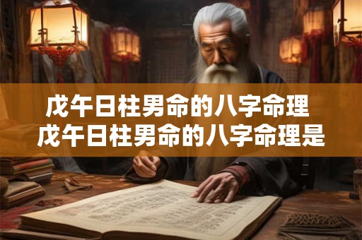 戊午日柱男命的八字命理 戊午日柱男命的八字命理是什么