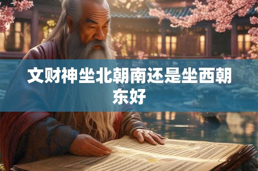 文财神坐北朝南还是坐西朝东好