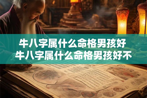 牛八字属什么命格男孩好 牛八字属什么命格男孩好不好