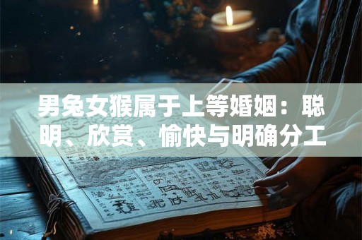 男兔女猴属于上等婚姻：聪明、欣赏、愉快与明确分工