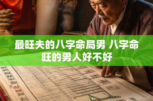 最旺夫的八字命局男 八字命旺的男人好不好