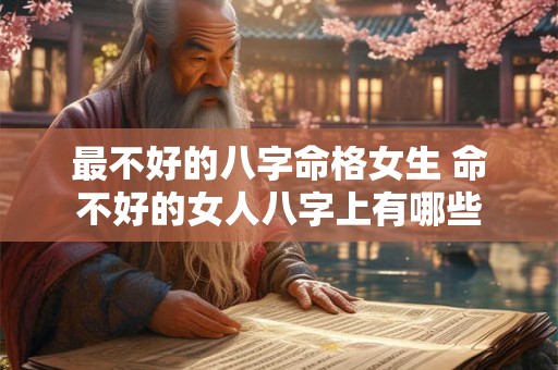 最不好的八字命格女生 命不好的女人八字上有哪些 最不好的八字命格女生 命不好的女人八字上有哪些