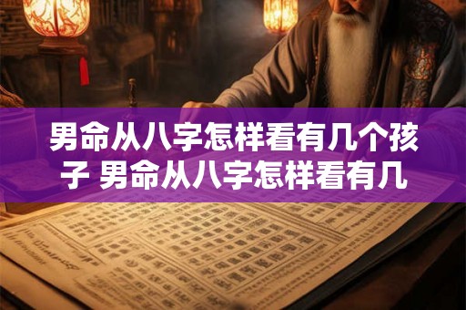 男命从八字怎样看有几个孩子 男命从八字怎样看有几个孩子呢