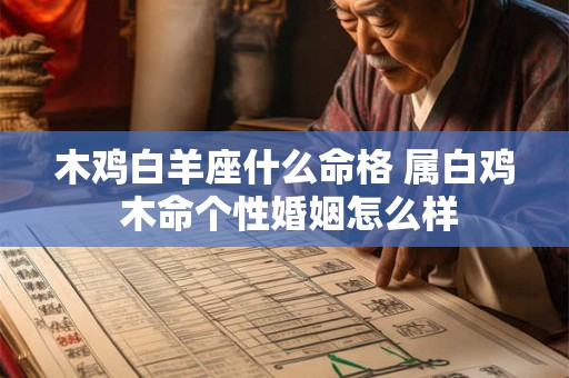 木鸡白羊座什么命格 属白鸡 木命个性婚姻怎么样 木鸡白羊座什么命格 属白鸡 木命个性婚姻怎么样