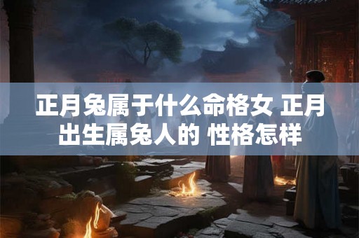 正月兔属于什么命格女 正月出生属兔人的 性格怎样
