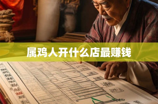 属鸡人开什么店最赚钱 属鸡人开什么店最赚钱