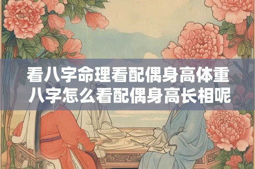 看八字命理看配偶身高体重 八字怎么看配偶身高长相呢 看八字命理看配偶身高体重 八字怎么看配偶身高长相呢