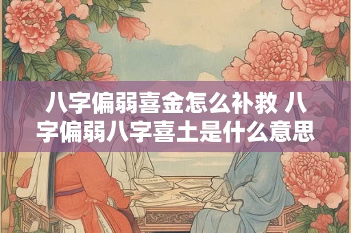 八字偏弱喜金怎么补救 八字偏弱八字喜土是什么意思 八字偏弱喜金怎么补救 八字偏弱八字喜土是什么意思