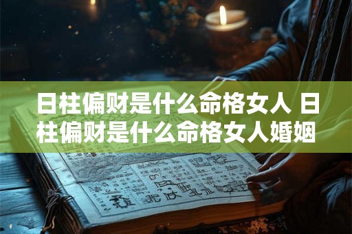 日柱偏财是什么命格女人 日柱偏财是什么命格女人婚姻 日柱偏财是什么命格女人 日柱偏财是什么命格女人婚姻