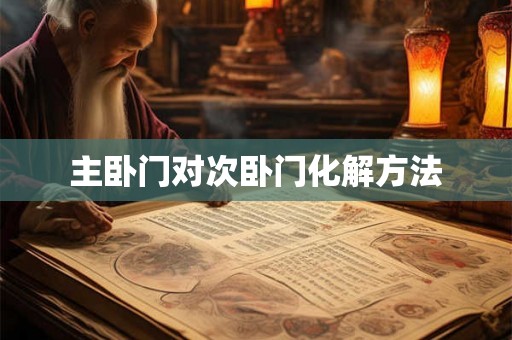 主卧门对次卧门化解方法