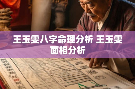 王玉雯八字命理分析 王玉雯面相分析 王玉雯八字命理分析 王玉雯面相分析
