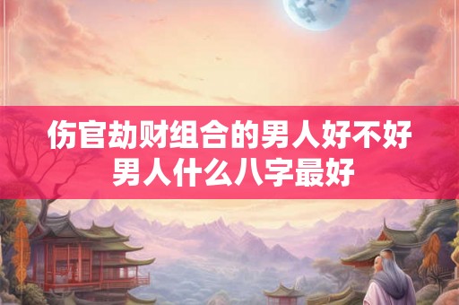 伤官劫财组合的男人好不好 男人什么八字最好 伤官劫财组合的男人好不好 男人什么八字最好