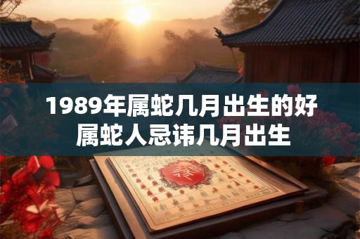 1989年属蛇几月出生的好 属蛇人忌讳几月出生