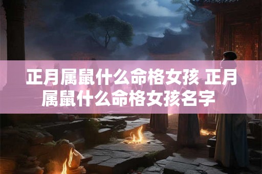 正月属鼠什么命格女孩 正月属鼠什么命格女孩名字 