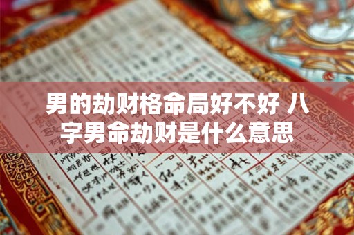男的劫财格命局好不好 八字男命劫财是什么意思 男的劫财格命局好不好 八字男命劫财是什么意思