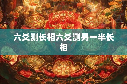 六爻测长相六爻测另一半长相 六爻测长相六爻测另一半长相
