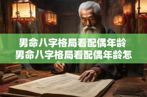 男命八字格局看配偶年龄 男命八字格局看配偶年龄怎么看