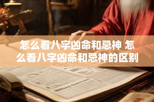 怎么看八字凶命和忌神 怎么看八字凶命和忌神的区别 怎么看八字凶命和忌神 怎么看八字凶命和忌神的区别