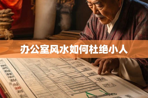 办公室风水如何杜绝小人