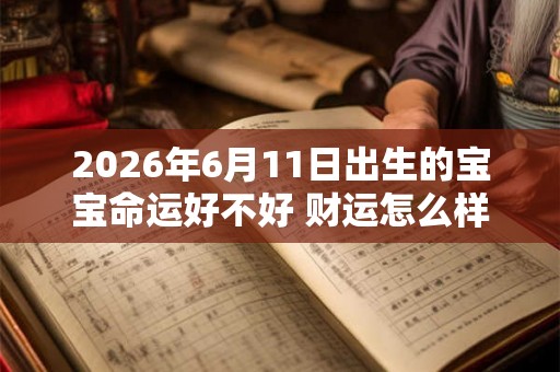 2026年6月11日出生的宝宝命运好不好 财运怎么样 2026年6月11日出生的宝宝命运好不好 财运怎么样