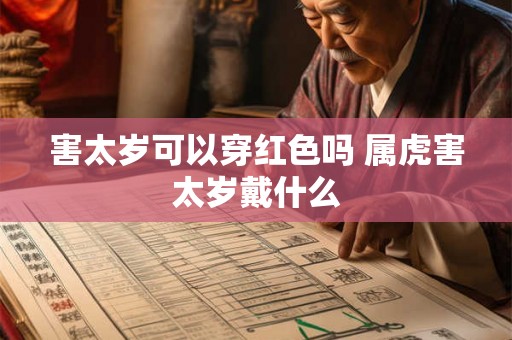 害太岁可以穿红色吗 属虎害太岁戴什么
