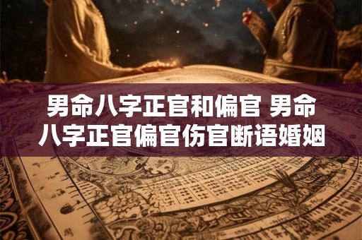 男命八字正官和偏官 男命八字正官偏官伤官断语婚姻好不好