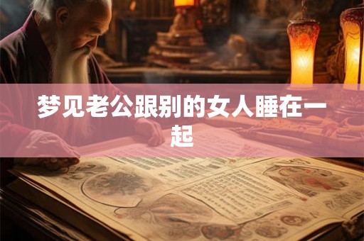 梦见老公跟别的女人睡在一起