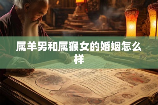 属羊男和属猴女的婚姻怎么样 属羊男和属猴女的婚姻怎么样