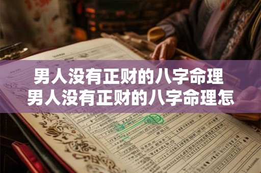 男人没有正财的八字命理 男人没有正财的八字命理怎么样 男人没有正财的八字命理 男人没有正财的八字命理怎么样