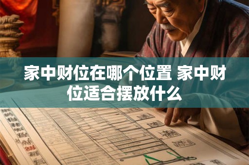 家中财位在哪个位置 家中财位适合摆放什么 家中财位在哪个位置 家中财位适合摆放什么