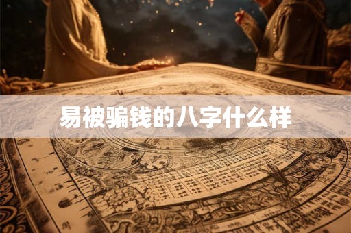 易被骗钱的八字什么样 易被骗钱的八字什么样