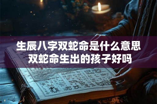 生辰八字双蛇命是什么意思 双蛇命生出的孩子好吗 生辰八字双蛇命是什么意思 双蛇命生出的孩子好吗