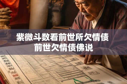 紫微斗数看前世所欠情债 前世欠情债佛说 紫微斗数看前世所欠情债 前世欠情债佛说