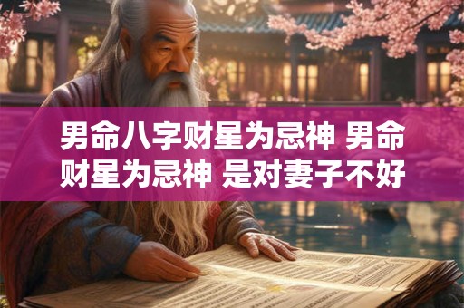 男命八字财星为忌神 男命财星为忌神 是对妻子不好吗 男命八字财星为忌神 男命财星为忌神 是对妻子不好吗