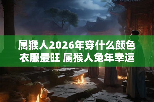 属猴人2026年穿什么颜色衣服最旺 属猴人兔年幸运色是什么 属猴人2026年穿什么颜色衣服最旺 属猴人兔年幸运色是什么