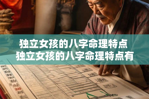 独立女孩的八字命理特点 独立女孩的八字命理特点有哪些 独立女孩的八字命理特点 独立女孩的八字命理特点有哪些