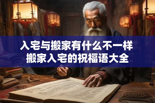 入宅与搬家有什么不一样 搬家入宅的祝福语大全 入宅与搬家有什么不一样 搬家入宅的祝福语大全